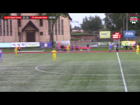 SK Super Nova - FK Staiceles Bebri | Latvijas Komanda.lv 1.līgas futbola čempionāts 2018