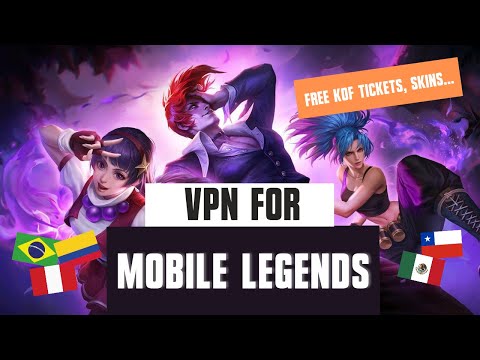 Part of a video titled VPN FOR MOBILE LEGENDS Change Your Location, Lower ... - YouTube