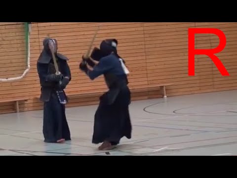 Kendo NRW Einzelmeisterschaft 2016 - Finale der Herren - Lesch vs Sallmon - Zeitlupe