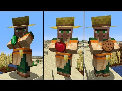Minecraft 1.14.4 Профессии жителей и блоки профессии .