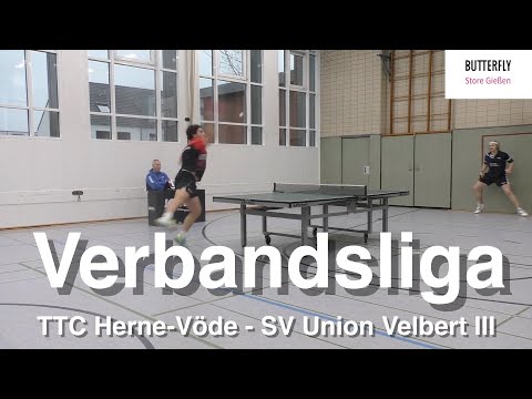 Verbandsliga | TTC Herne Vöde - SV Union Velbert III | Highlights