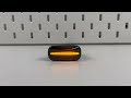 LED dynamické smerovky - Honda Accord / Civic / Jazz / Stream / CR-V (2001->) s dymovým sklom - Video Youtube