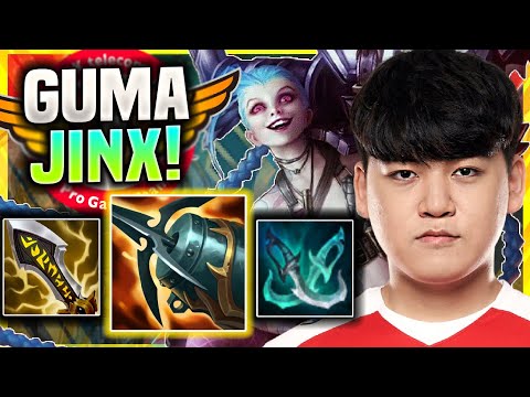 GUMAYUSI IS A MONSTER WITH JINX! - T1 Gumayusi Plays Jinx ADC vs Tristana! | Season 11