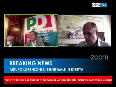 Il Video del malore di Arturo Lorenzoni