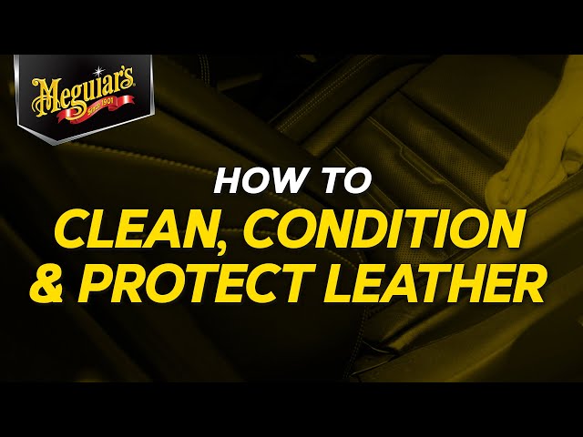 Meguiar's leather polish and cleaner Gold Class