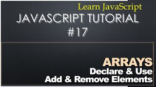Arrays - Learn JavaScript