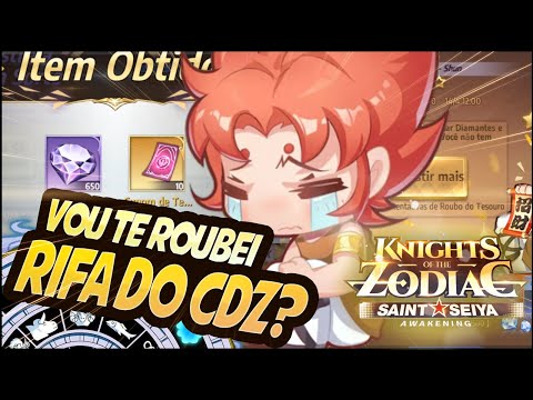 Casha pra testar eles disseram... BAIT DA RIFA! Saint Seiya Awakening