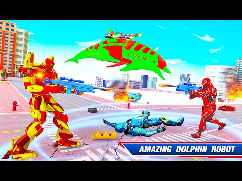Dolphin Robot Car Transform Game