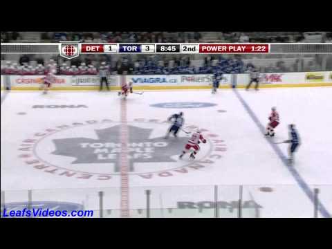 DET 1 @ TOR 4 - Tomas Kaberle Scores on PP - 101002