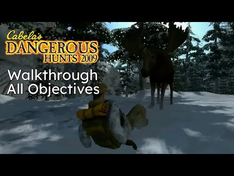 Cabela's Dangerous Hunts 2009 - 100% Full Game Walkthrough (All Objectives)