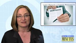 Handling a Last-Minute Lender Request