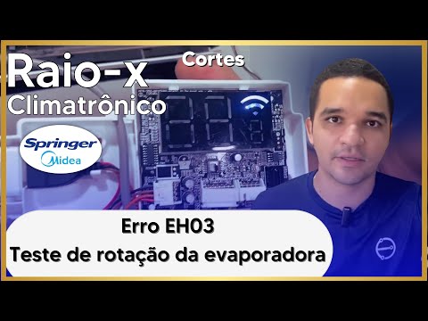 Vídeo: Teste rotação EH03 - Springer Midea 18k: 7 passos prático