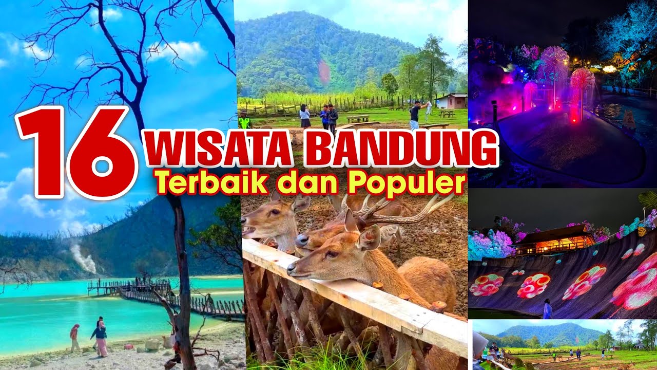 16 BEST AND POPULAR BANDUNG TOURIST ATTRACTIONS THAT MUST BE VISITED‼️ LATEST BANDUNG TOURISM 2025‼️