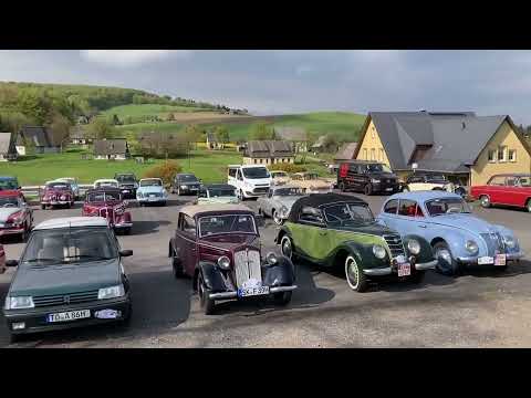 Mit dem AWZ P70 Coupe zum DKW-Frühjahrestreffen in Seiffen