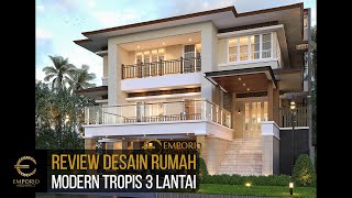 Video Desain Rumah Modern 3 Lantai Ibu Lucy di  Tangerang Selatan, Banten