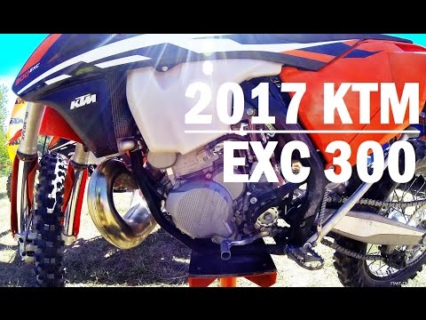 2017 KTM EXC300 FIRST RIDE