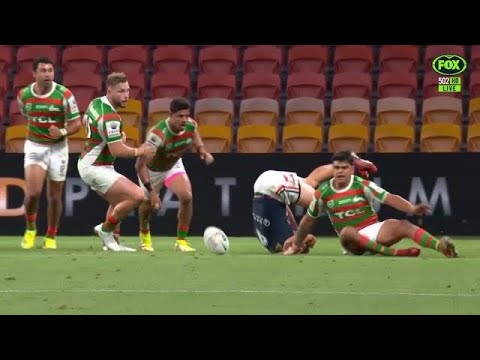 Latrell SHATTERS Manu's cheekbone