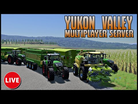 🔴LIVE 🔴 Mega Silage in Yukon Valley - Multiplayer server - Farming Simulator 22