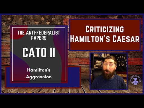 YouTube video about: What specific arguments does cato make against the executive branch?