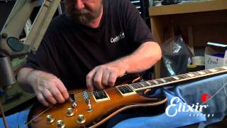 How to Restring an Electric Guitar with a Tune-o-Matic Bridge with John Carruthers | ELIXIR Strings