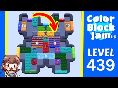 Color Block Jam Level 439 Solution Walkthrough