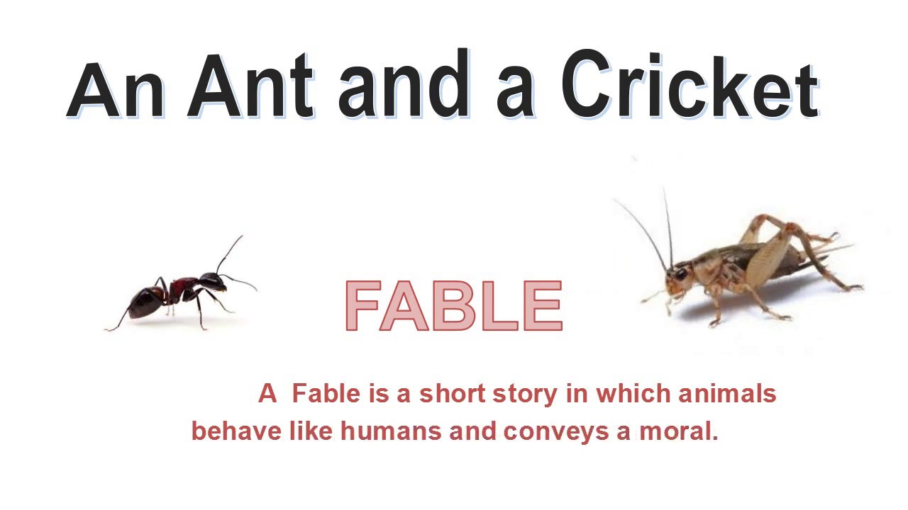 The Ant and the Cricket I Grade 8 I English Poem I by Lilli
