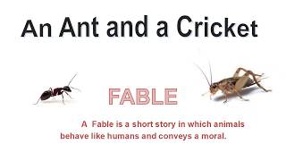The Ant and the Cricket I Grade 8 I English Poem I by Lilli