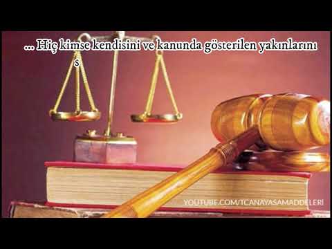 ANAYASANIN 38. MADDESİ