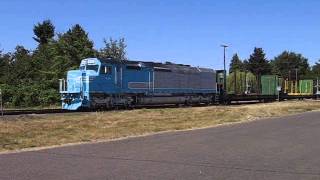 preview picture of video 'SDP40F #644 in Lebanon, Oregon on September 6, 2006'