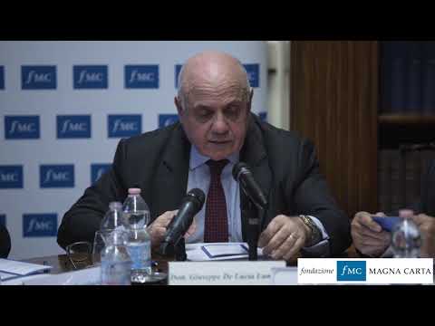 Lettura annuale 2019 - L'intervento di Giuseppe De Lucia Lumeno