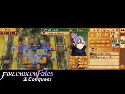 Fire Emblem Fates Conquest Lunatic Blind Paralogue Dragon Blood