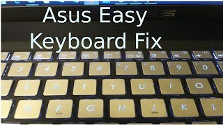 How to fix Asus Laptop Keyboard not working