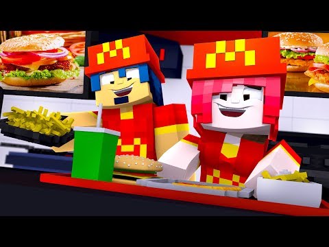 Minecraft ITA - LA NOSTRA VITA AL MC DONALD'S