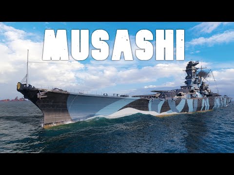 World of WarShips Musashi - 7 Enemy Ships Destroyed