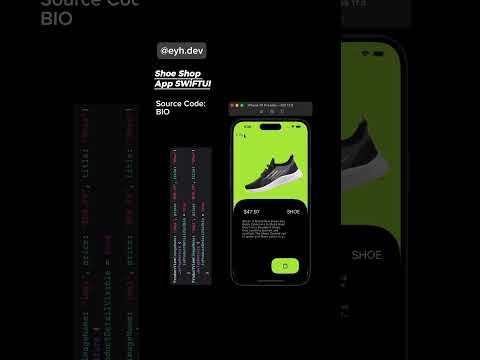Shoe 👟 Shop SwiftUI #appdesign #appdevelopment #iosdevelopment #mobileappdesign #swiftui #app
