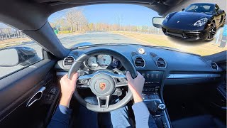 Porsche 718 Cayman: POV Drive, Walkaround and ASMR