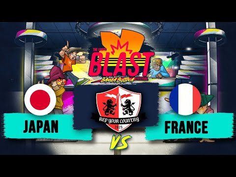 Japan vs France I Rep Your Country Final I The Legits Blast 2025
