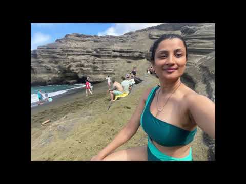 Kailua-Kona, Hawaii   Green Sand Beach - Sumant & Bina 2023
