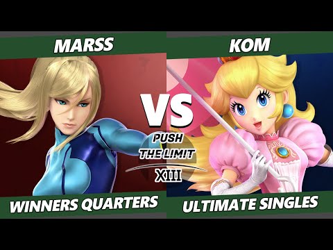 Push the Limit 13 Winners Quarters - KOM (Peach) Vs. Marss (ZSS) SSBU Ultimate Tournament