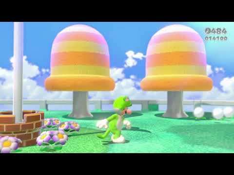 Super Mario 3D World (Switch) 1-1 Speedrun - Time: 16 (Former WR)