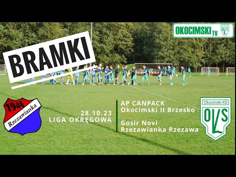 28.10.23 Bramki z meczu Gosir Novi Rzezawianka - AP Canpack Okocimski II Brzesko