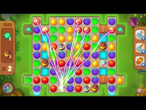 Winning the Level 3220 of Gardenscapes