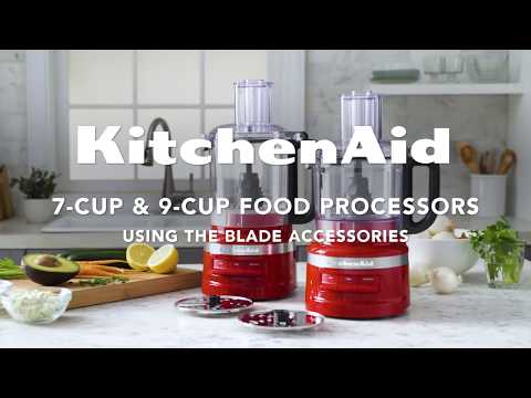 KitchenAid KFP0718CU 7‑Cup, 3‑Speed Food Processor, Contour Silver 6 image