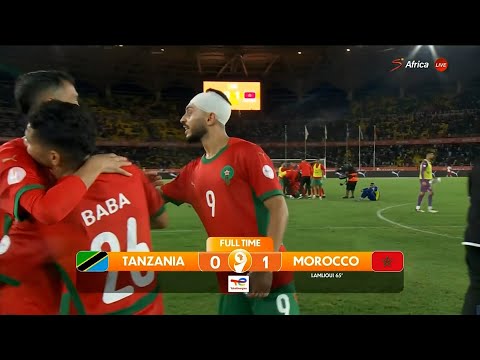 Tanzania 0-1 Morocco Match Highlights l TotalEnergies CHAN 2024 l Quarter-finals