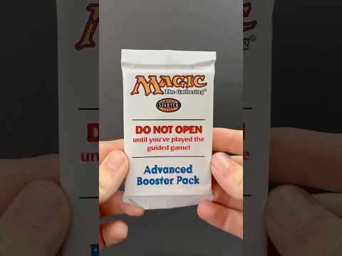 Opening a Magic: The Gathering Advanced Booster Pack from 2001 #mtg #magicthegathering