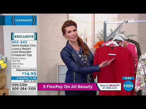HSN | IMAN Global Chic Fashions Clearance 03.19.2019 - 01 AM