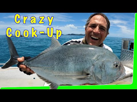 Wild crazy cooking on a small boat! - Catch n Cook - Solo Boat camping - EP.577