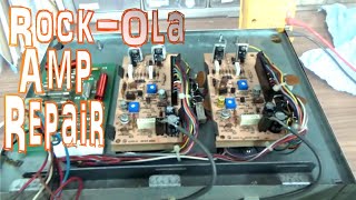 Looking inside the Amplifier of a Rock-Ola Jukebox - Factory Mods, Weird Hacks, Channel Repair