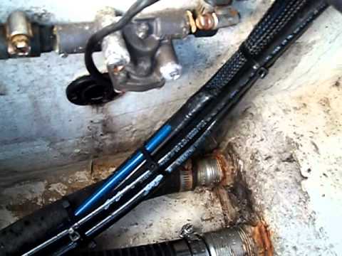 Cockpit Drain Plumbing