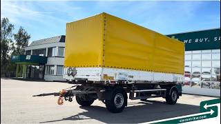 Remorque bâchée Kögel Lafette SAF Achsen + Krone WAB Bordwände à vendre - Image 4 | Autoline FR Remorque bâchée Kögel Lafette SAF Achsen + Krone WAB Bordwände | Image 4 - Autoline